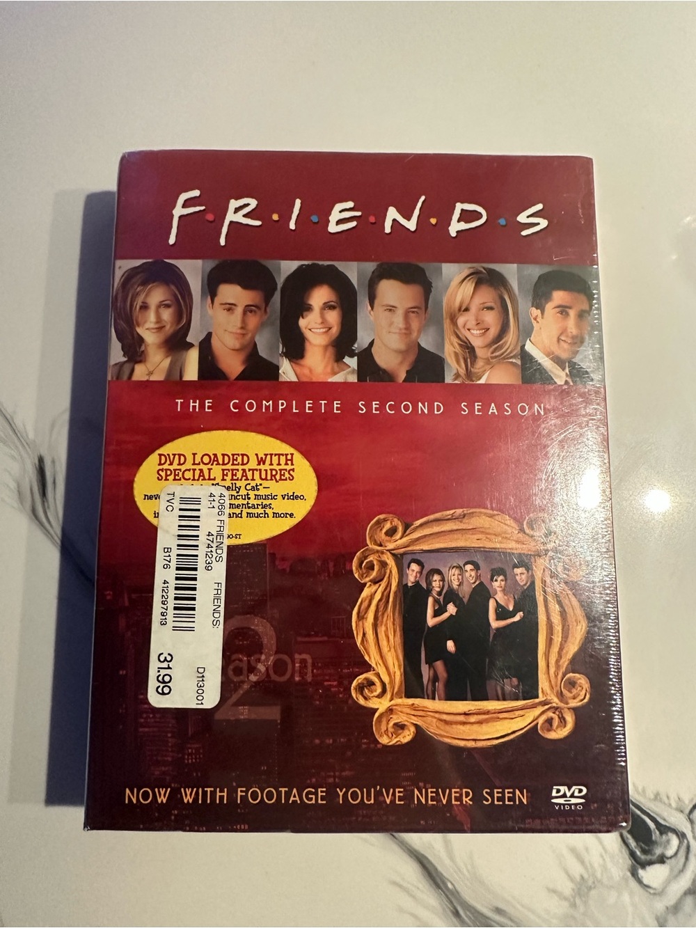 FRIENDS The Complete Second Season DVD - Red Cover